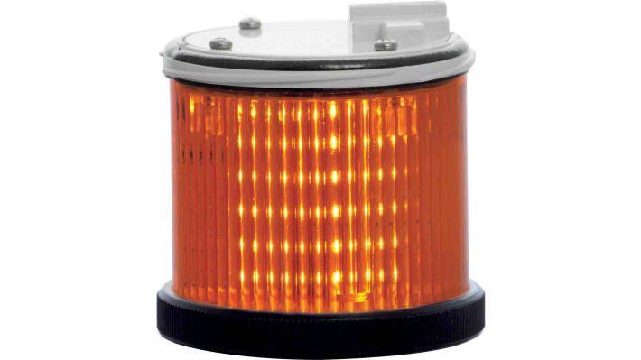 [RS-190-2873] RS PRO Amber Steady Effect Steady Light Element, 24 V ac/dc, LED Bulb, AC, DC, IP66