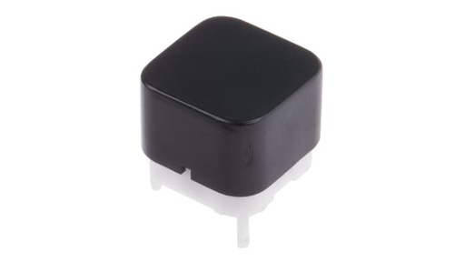 RS PRO Black Cap Tactile Switch, SPDT 30 mA @ 28 V dc 2mm